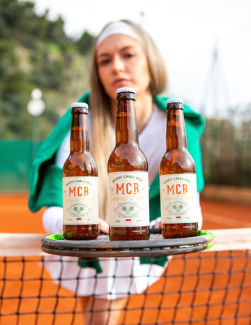 Trois bières de blonde Monte Carlo Beer édition