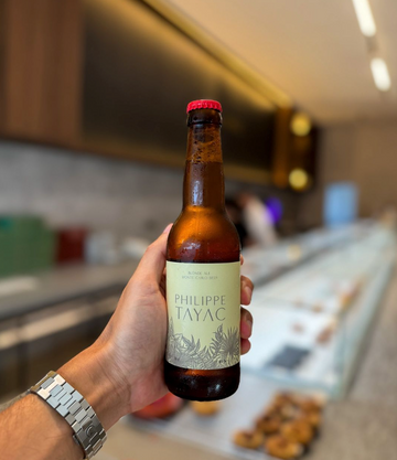 Une bière blonde Monte Carlo Beer en collaboration avec le pâtissier niçois Philipe Tayac