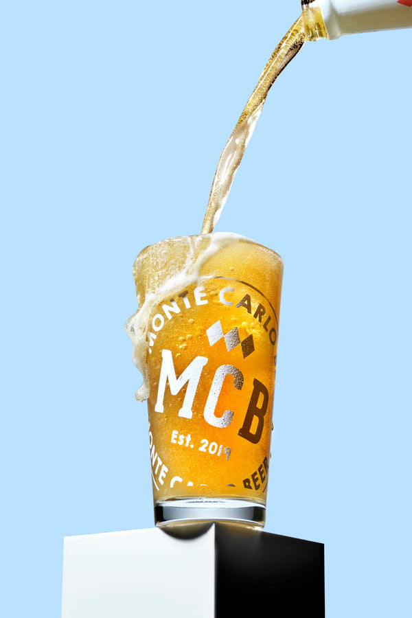 MCB Summer Beer Glass – Set of 6 Monaco-Inspired Glasses