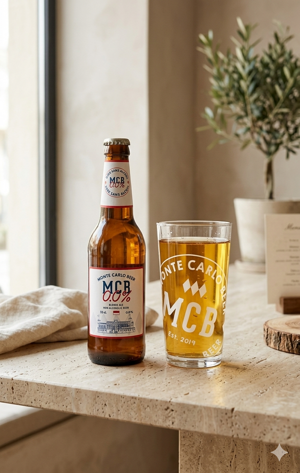 Monte Carlo Beer 0.0% – Bière Blonde Sans Alcool