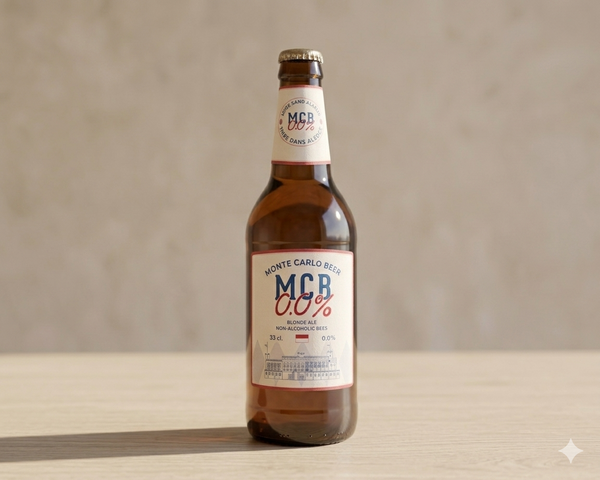 Monte Carlo Beer 0.0% – Bière Blonde Sans Alcool